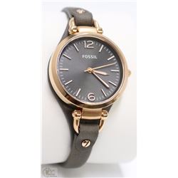 NEW FOSSIL WOMEN'S WATCH W/ LEATHER BAND