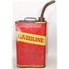 Image 1 : VINTAGE 2 IMPERIAL GALLONS GASOLINE JERRY CAN