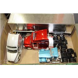 3 SEMI TRUCKS WITH 1 TRAILER INCLUDING KENWORTH
