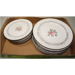 SOVEREIGN POTTERS ROSE OF TRALEA PLATES #1134-53