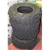 Image 1 : SET OF 2 MAXXIS FRONT QUAD TIRES 25X8.00-12