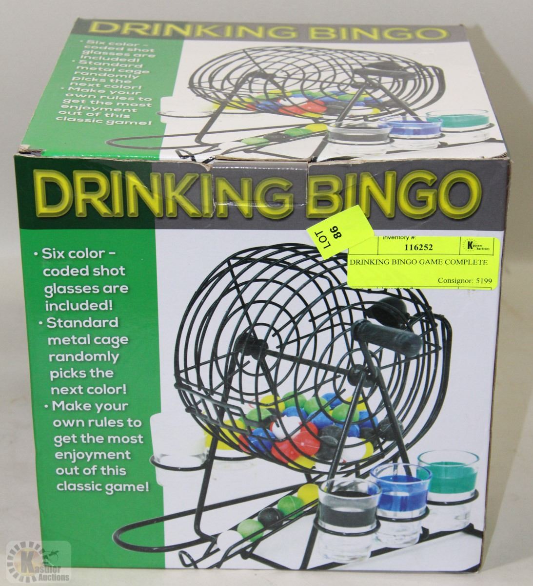 DRINKING BINGO GAME COMPLETE