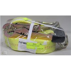 HEAVY DUTY RATCHET TIE DOWN STRAP