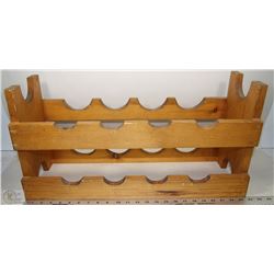 CEDAR WINE RACK 9"X24"