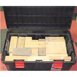 LARGE HEAVY DUTY BLACK LOCKABLE STORAGE