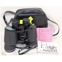 TASCO 16X50 POWER BINOCULARS WITH CASE & MANUAL