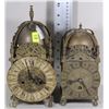 Image 1 : SET OF 2 ANTIQUE LANTERN CLOCKS