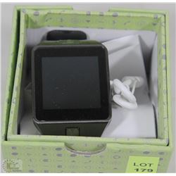 NEW BLACK BLUETOOTH SMART WATCH WITH CAMERA