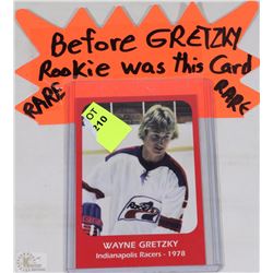 WAYNE GRETZKY PRE- ROOKIE HOCKEY CARD 1978