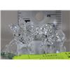 Image 1 : 2 CRYSTAL KITTEN FIGURES