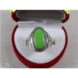 ORNATE SILVER LADIES RING SIZE 10