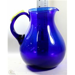 COBALT BLUE JUICE PITCHER
