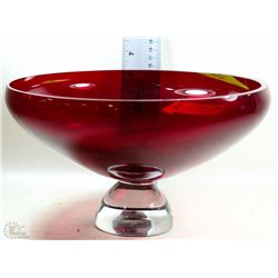 QUALITY ART GLASS FRUITBOWL