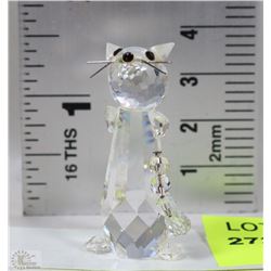 CRYSTAL CAT FIGURE