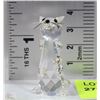 Image 1 : CRYSTAL CAT FIGURE
