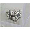 Image 2 : S/S SKULL BIKER RING SIZE 11