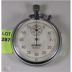 ADANAC 16 JEWELS USSR MADE "ZLATOUST" STOP WATCH