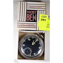 WESTCLOX WATCH "POCKET BEN" IN ORIGINAL BOX