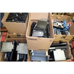 PALLET OF COMPUTER MISC. INCL. 7-IBM MONITORS,