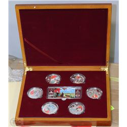 CASE OF CHINESE PRESIDENTIAL COIN SETS (APPROX. 25)