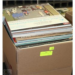 BOX OF ASSORTED RECORDS