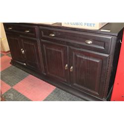 BLACK SIDEBOARD              16"X63"X30"H