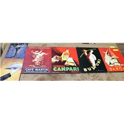 SET OF 6 WALL PLAQUES