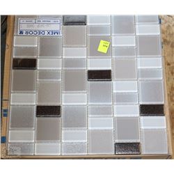 FUSHION PLATINUM PEARL MOSAIC TILE 5 SQ. FT PER BOX
