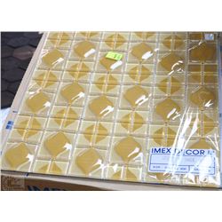 WAVY GOLD MOSAIC TILE 5 SQ. FT PER BOX -SOLD BY BOX