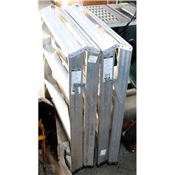 2 PORTABLE ALUMINUM DRYWALL LADDERS