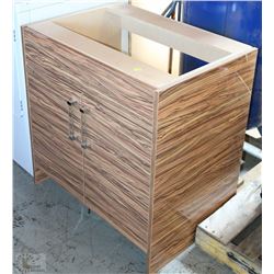 2 DOOR WOOD GRAIN DESIGN BATHROOM VANITY COUNTER