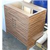 Image 1 : 2 DOOR WOOD GRAIN DESIGN BATHROOM VANITY COUNTER