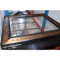 FRAMED MIRROR 29"X35"