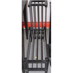 PAIR OF SHOE RACKS