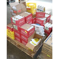 PALLET WITH HEINZ PICNIC PACKS, SMOKED OYSTERS