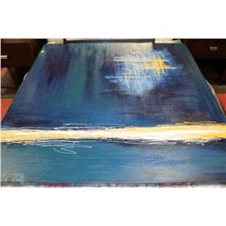 LARGE ABSTRACT CANVAS ART PICTURE BY K. KOCH