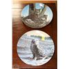 Image 1 : PAIR OF KNOWLES OWL COLLECTOR PLATES