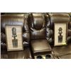 Image 1 : PAIR OF FRAMED SHADOWBOX WOOD CARVED AFRICAN