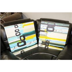 PAIR OF 23" X 24" SHOWHOME WALL PLAQUES