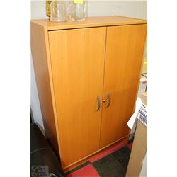 WOODEN DOUBLE DOOR CABINET 55" X 33"