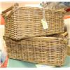 Image 1 : 2 EXTRA LARGE WICKER BASKETS