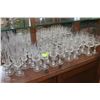 Image 1 : 45 PIECES OF CRYSTAL CHAMPAGNE FLUTES & GLASSES