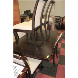 41" X 65" X30"H TABLE WITH 6 CHAIRS