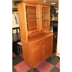 MAPLE STEPBACK CUPBOARD