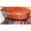 Image 1 : OVAL TELEPHONE TABLE WITH DRAWER
