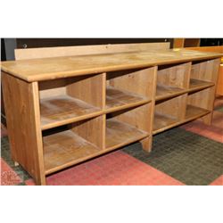 PINE SHOE RACK BENCH