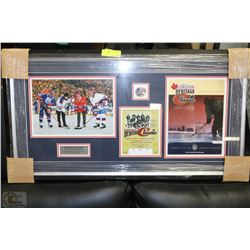 35 X 19" HERITAGE CLASSIC 2003 OILERS VS CANADIENS