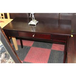 DARK CHOCOLATE STUDY DESK WITH DRAWER -