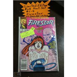 LIMITED EDITION FULL SET #1-4 FIRESTAR & XMEN/NEW