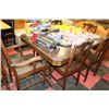 Image 1 : ORIGINAL TABLE WITH 6 CHAIRS, BUFFET HUTCH AND